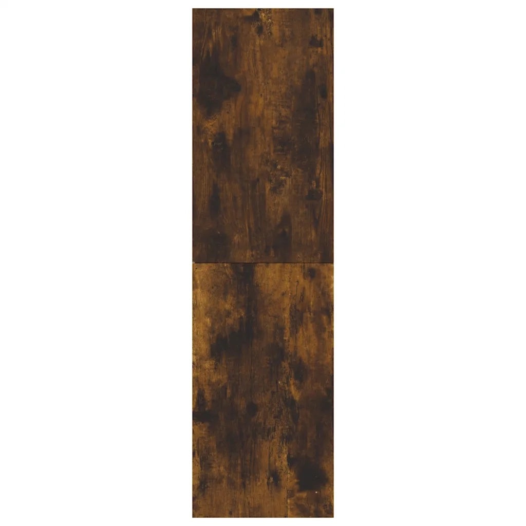 Mobile Porta TV a Parete-Mobile per TV-Credenza TV Rovere Fumo 30,5x30x110 cm