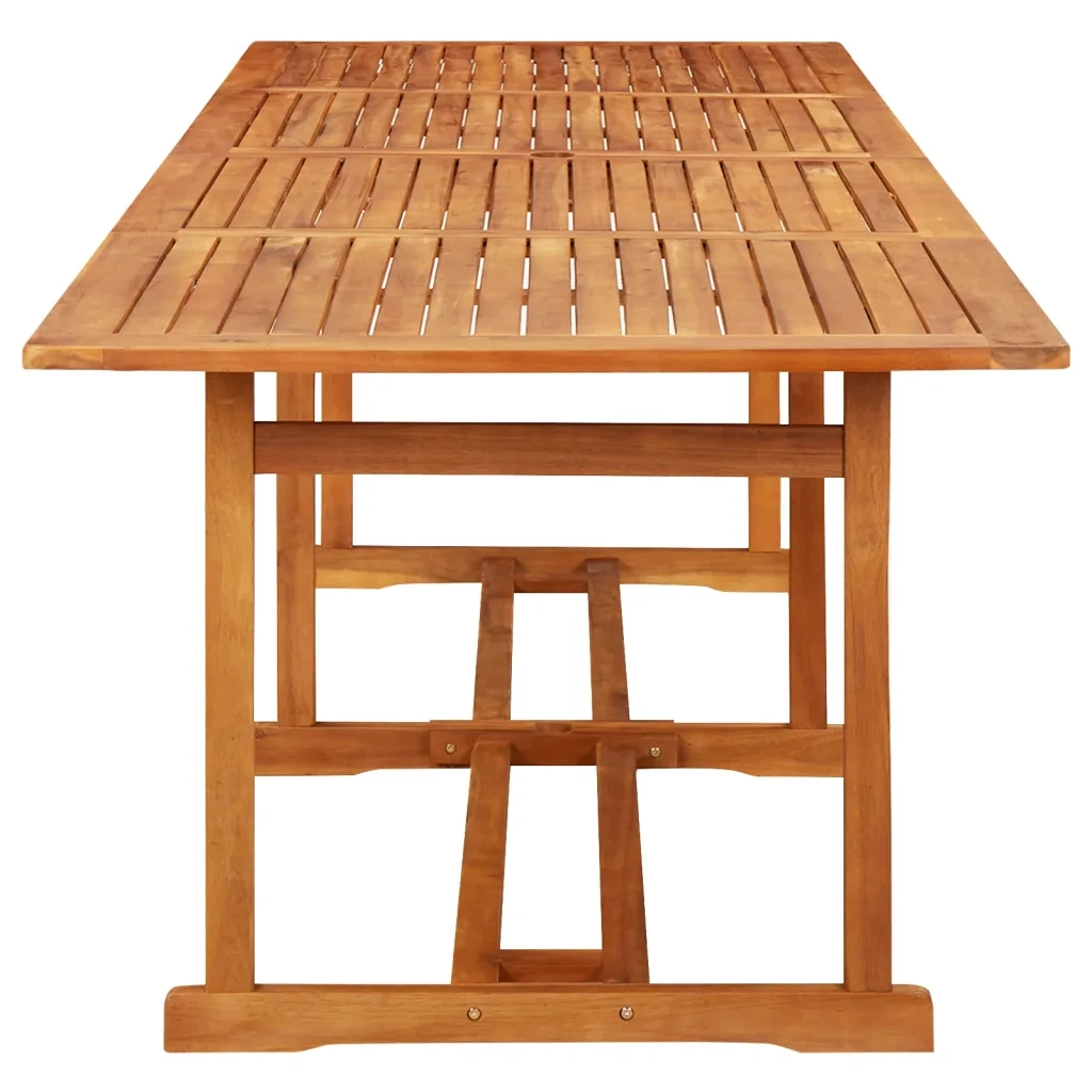 Tavolo da Pranzo per Esterni 280x90x75cm Legno Massello Acacia 315947