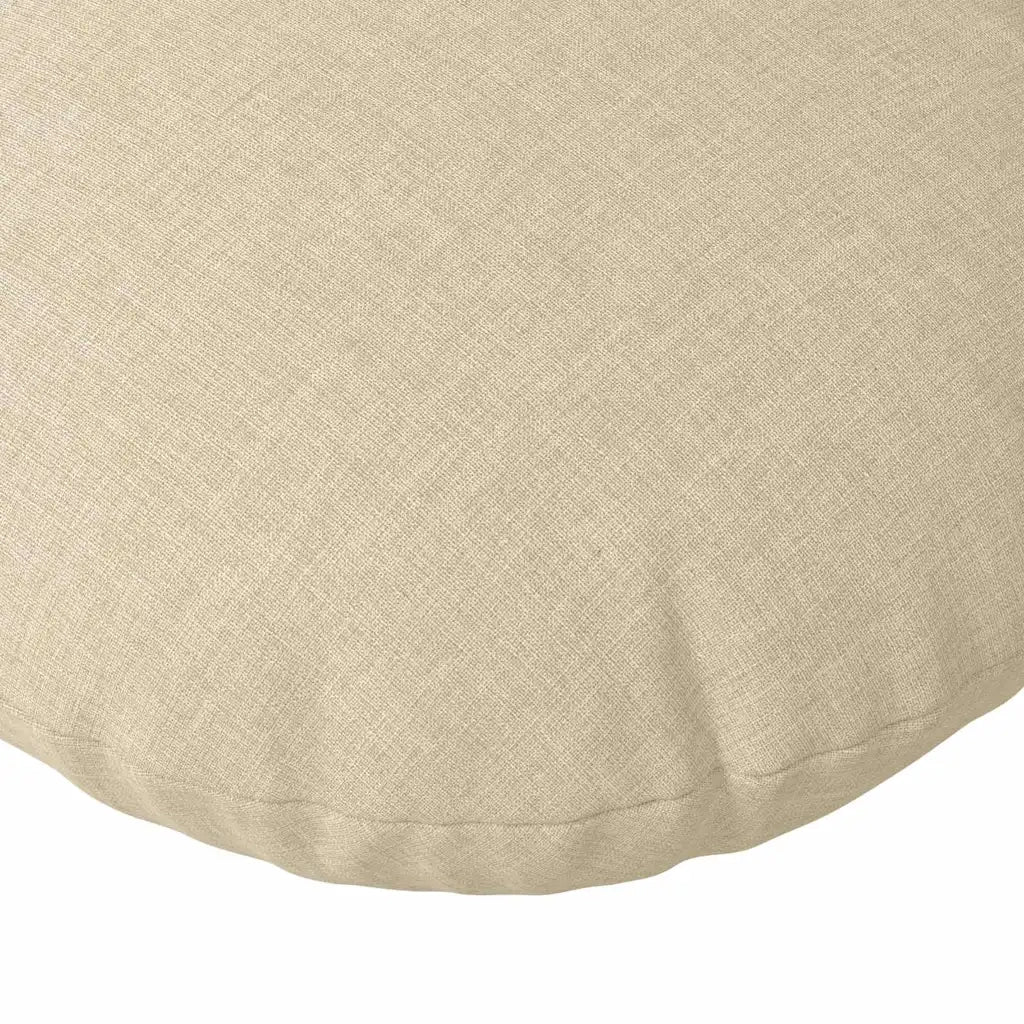 Cuscini per Seduta 2 pcs Crema Ø40 x 13 cm Tessuto 42014127