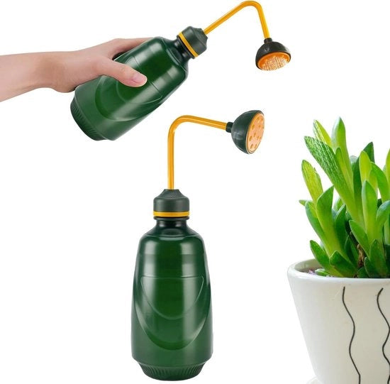 Spremeadduttore per piante e fiori - piccola pompa per irrigazione floreale, bonsai, piante sensibili e steli (verde)