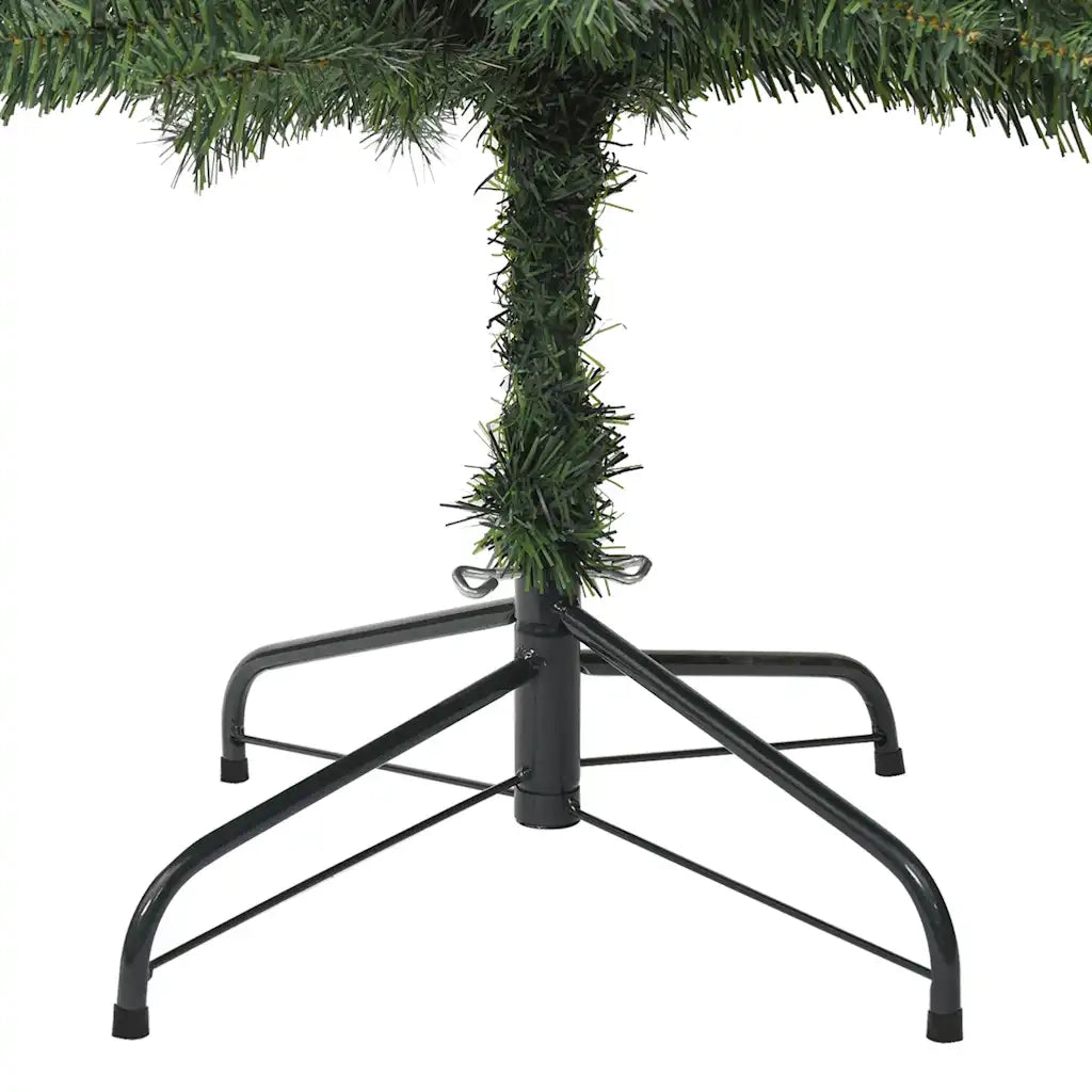 Albero di Natale Sottile-Decorazioni natalizie con Base 270 cm in PVC
