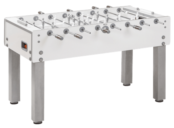 Calciobalilla in Mdf con Aste Uscenti Garlando G-500 Pure White