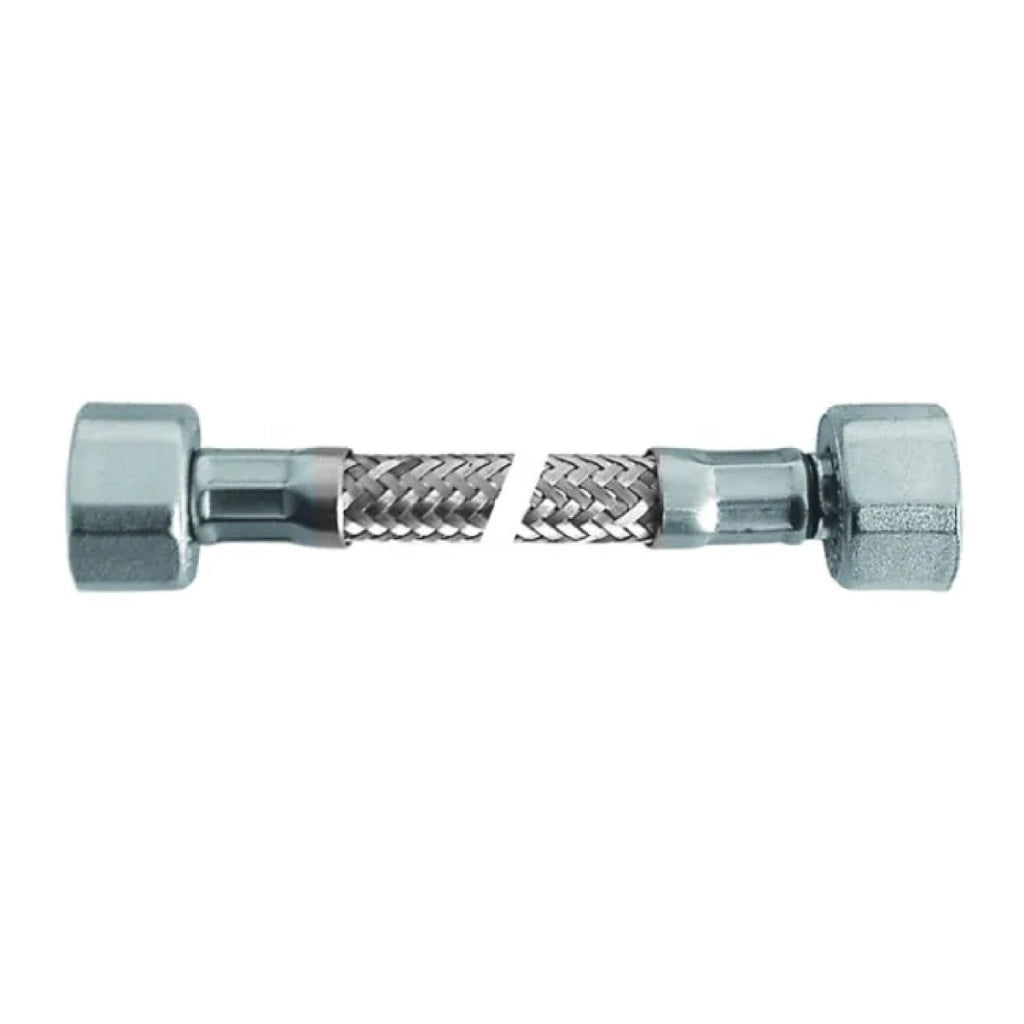 FLESSIBILE IN ACCIAIO INOX FEMMINA/FEMMINA MODELLO FLEXCORE CM 25 F.F. 3/8