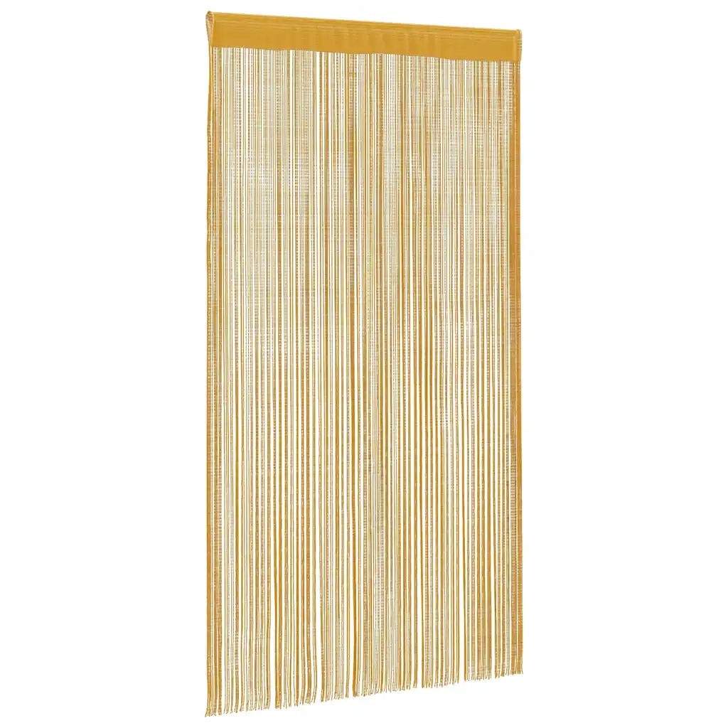 vidaXL Tende a Filo 2 pz Oro 140x250 cm