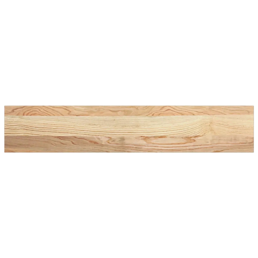 vidaXL Davanzali 2 pz Non Trattati 80x15x2 cm Legno Massello di Rovere