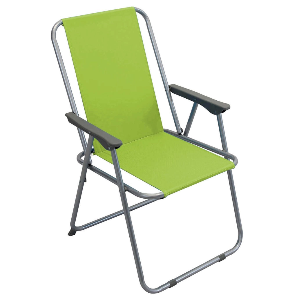 Poltrona da spiaggia colore casuale in Acciaio Oxford cm 52x37x78 - FULTON