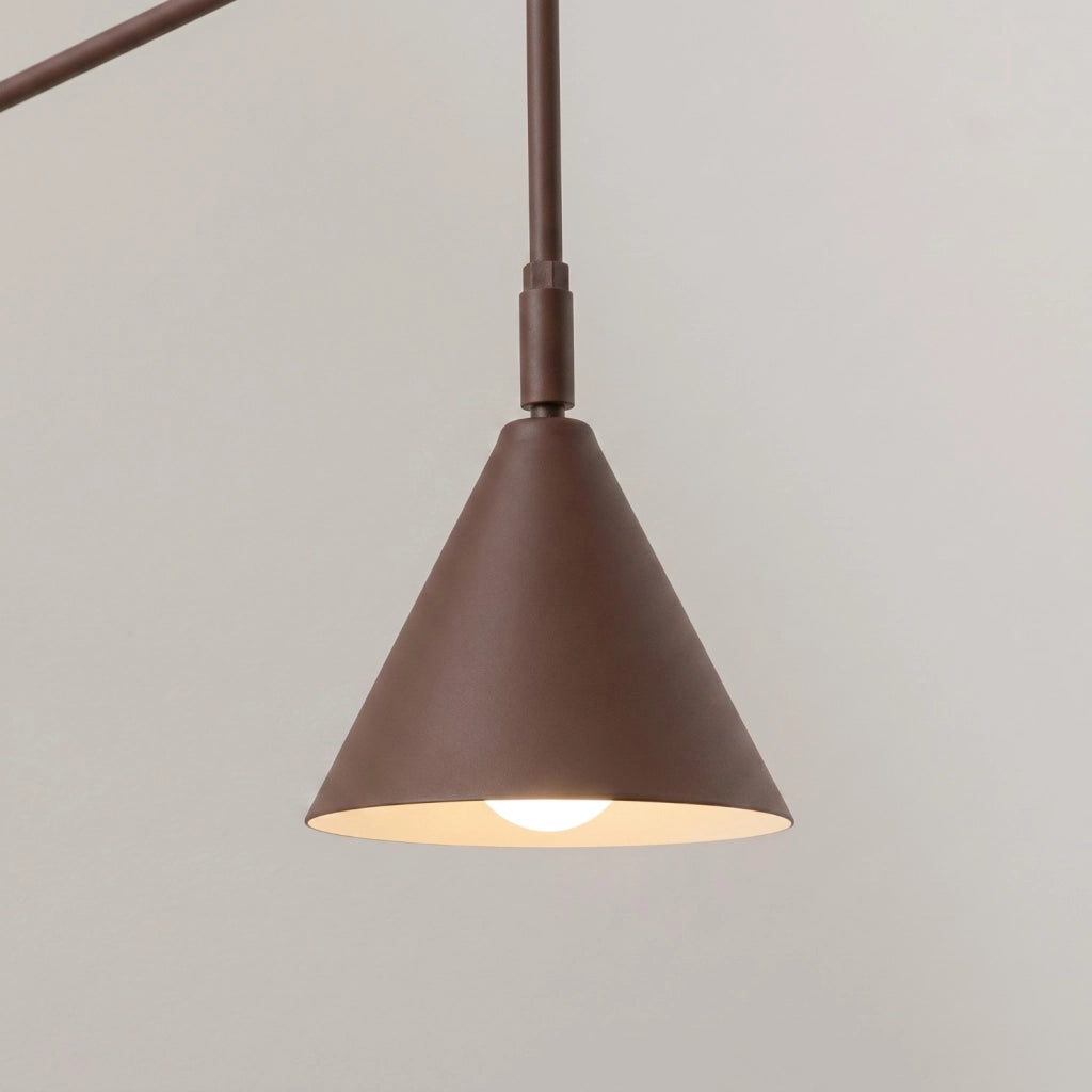 Applique NOX 1 marrone con interruttore