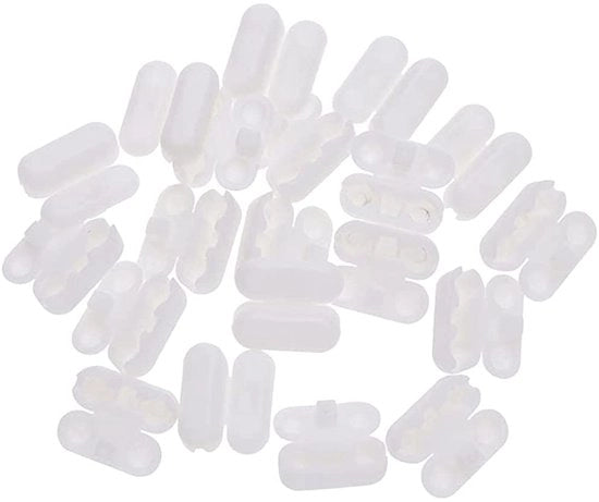 Set di 20 connettori verticali blindati accessori catenaccio catena tenda retrotendina connettori