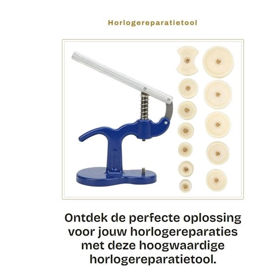 Kit di riparazione orologeria professionale - 12 matrici - Materiale di lega duratura - Fatto a mano - Adatto per la riparazione orologeria