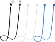 Cordone Magnetico per Auricolari Sportivi - Anti Perdita - Compatibile con AirPods Pro/3/2/1 - Set da 3 - Nero, Bianco, Blu