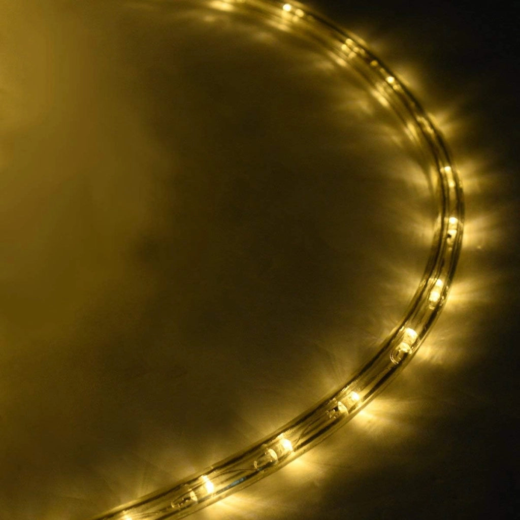 Tubo Luminoso a LED 30 m, 1080 LED Lampadine Decorazioni per Interni ed Esterni, per Camere, Giardini, Natale, Matrimoni, Feste (bianco caldo)