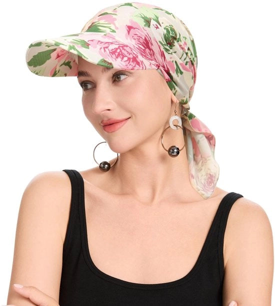 Cappello da capo adattabile - Estivo cappello da baseball con cappuccio corto - Respirante - Leggero - Cappello da capo a triangolo morbido - Ideale per la caduta dei capelli