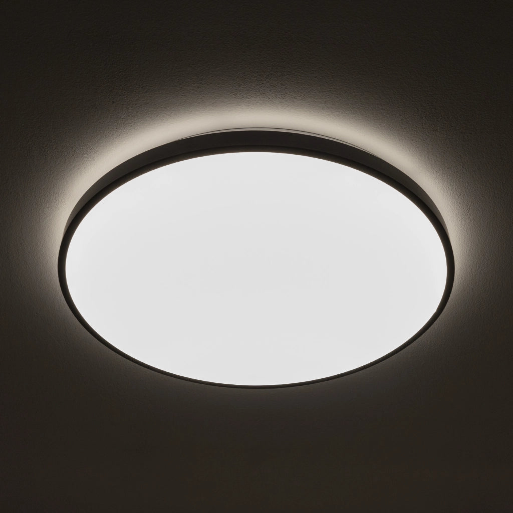 Plafoniera bagno Nowodvorski Agnes Ø49 LED 32W 3000K nera