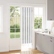 Tenda per insetti in chenille Grigio e Bianco 56 x 185 cm 42034453
