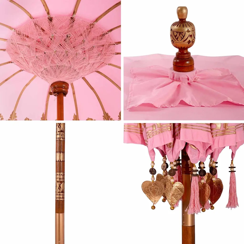 Parasol Balinese Rosa 215 x 215 x 260 cm 42006463
