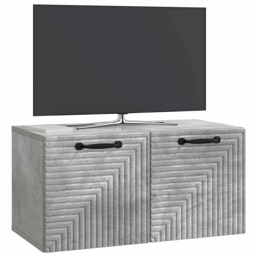 Mobile Porta TV da Muro Grigio Cemento 59,5 x 31 x 30 cm 898708