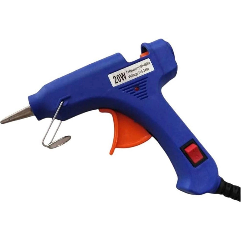 Trade Shop - Pistola Per Colla A Caldo Incollatrice Da 20w Per Stick Termocollante Termica -