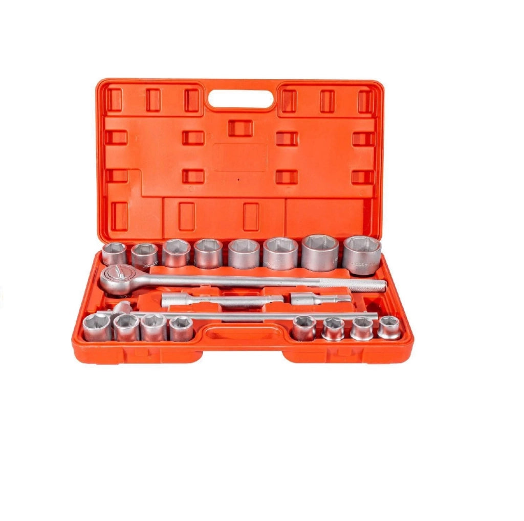 SET CHIAVI A BUSSOLA 3/4" 21 PZ 19-50mm ESAGONALI PER CAMION E TRATTORI 203623