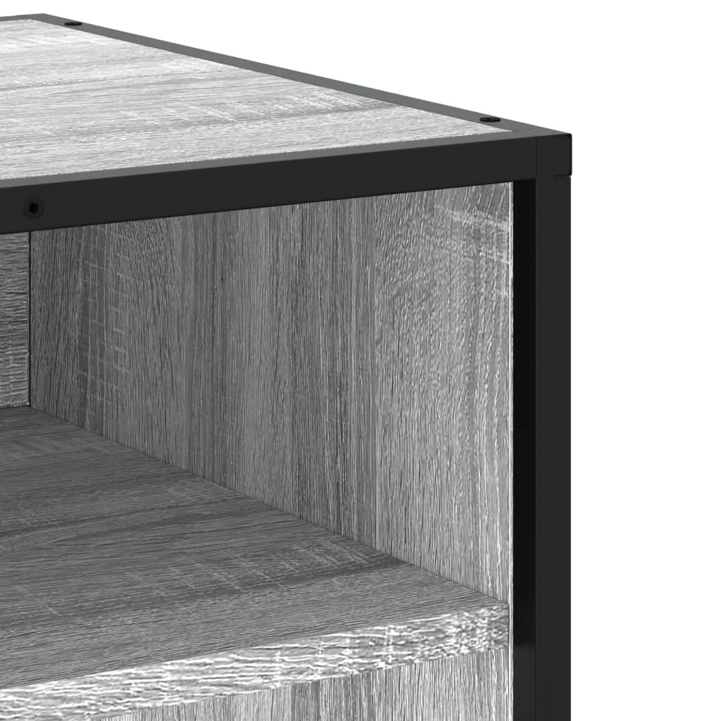 Mobile TV multimediale mensola TV credenza TV sala da pranzo soggiorno camera da letto Sonoma 180 x 40 x 46 cm legno ingegnerizzato grigio 02_0028433