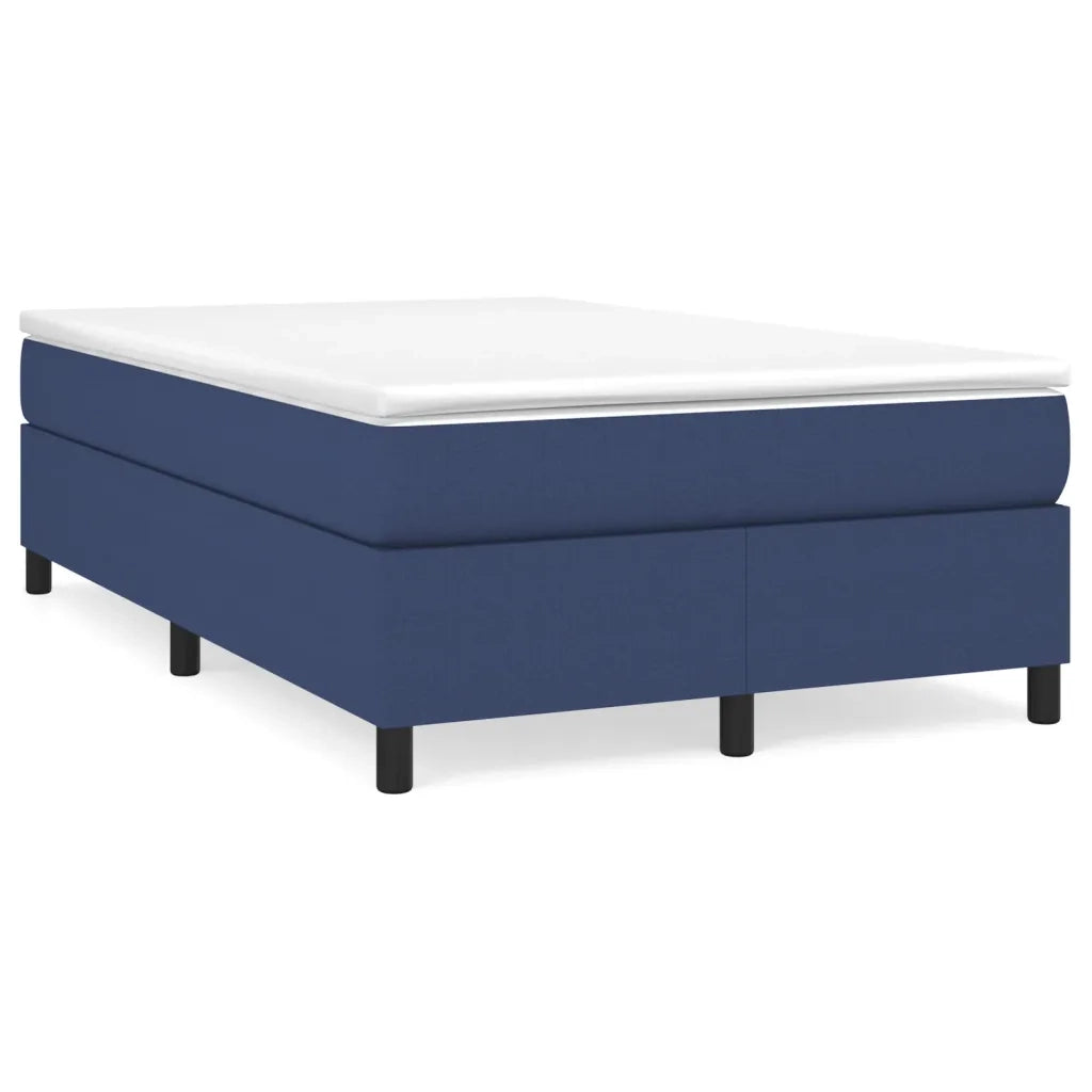Struttura Letto a Rete a Molle Blu 120x200 cm in Tessuto 3120852
