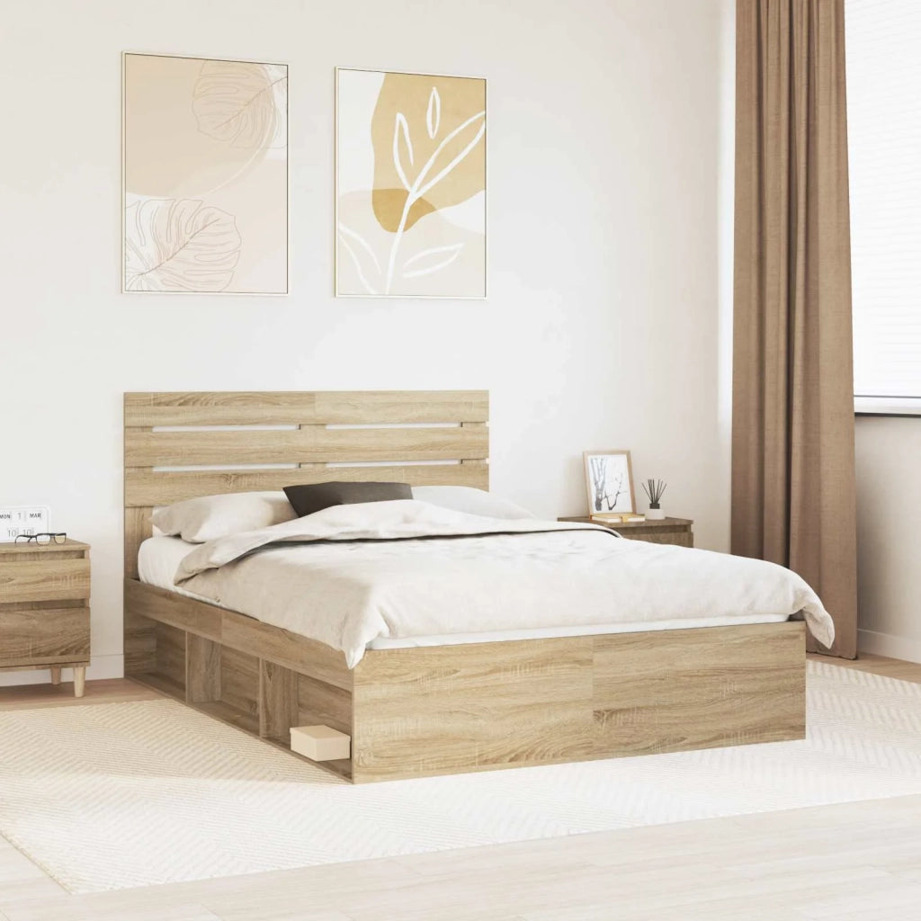 Struttura del letto Sonoma 160 x 200 cm Pino massello 3411393