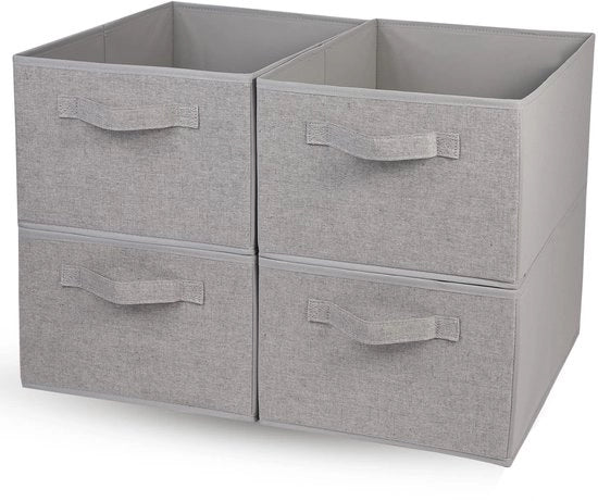 Sistema di archiviazione per abbigliamento e accessori, 4 unità, grigio