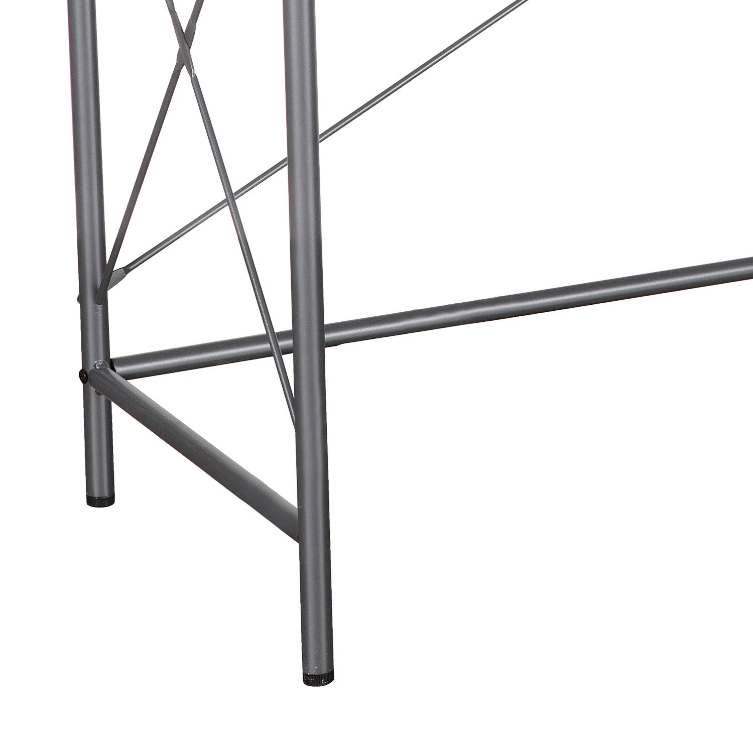 Oscar - scrivania in legno e metallo con cassetto - 100x48x76 cm