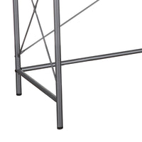 Oscar - scrivania in legno e metallo con cassetto - 100x48x76 cm