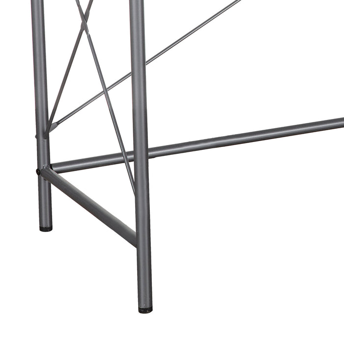 Oscar - scrivania in legno e metallo con cassetto - 100x48x76 cm