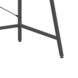 Lenny - scrivania in legno e metallo con ripiano - 80x48x104 cm