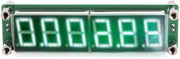 Frequenza Metro con 6 LED con Segnalazione Frequenza Display Digitale a LED - 1 MHz 1000 MHz - Lettere di Tipo Verde - Lettere Backlit di Tipo Verde.