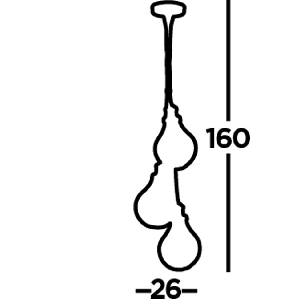 Lampadario Contemporaneo Novità Acciaio Multicolor 3 Luci E27