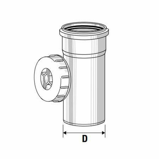 Ispezione con tappo a vite htre d.110 b08lr26w8t