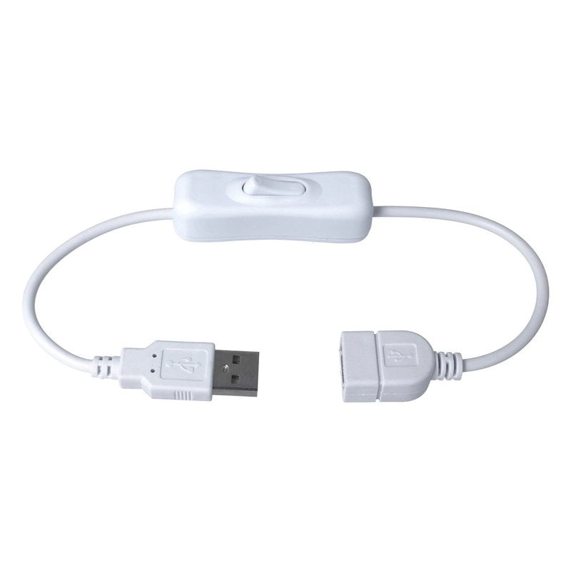 2 PZ Cavo USB con Interruttore On Off a Bilanciere per Lampada LED Ventilatore Strisce LED