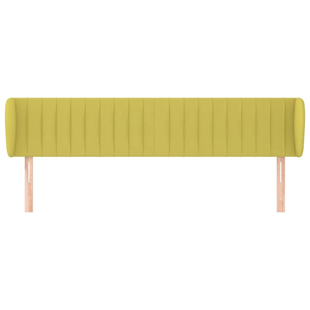 Testiera ad Orecchio Verde 203x23x78/88 cm in Tessuto