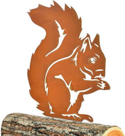 Decorazione per Giardino in Ferro con Aspetto Rugginoso - Manufatto Artigianale - Ornamento Decorativo