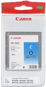 Canon Large Format Canon PFI-102 C cartuccia ciano