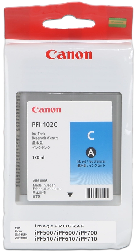 Canon Large Format Canon PFI-102 C cartuccia ciano