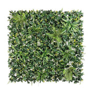 Parete Sintetica Resina Verde da Esterno 100x100 cm - NOVARA