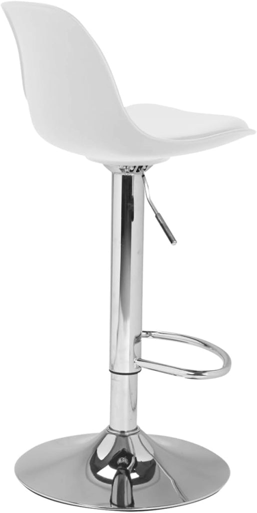 Set di 2 sgabelli da bar design bianchi KARL
