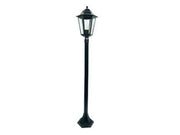 LAMPIONCINO SU PALO MODELLO BERLINO- - 100w IP44 cm.120h. colore nero - 1 pezzi SYNTESY