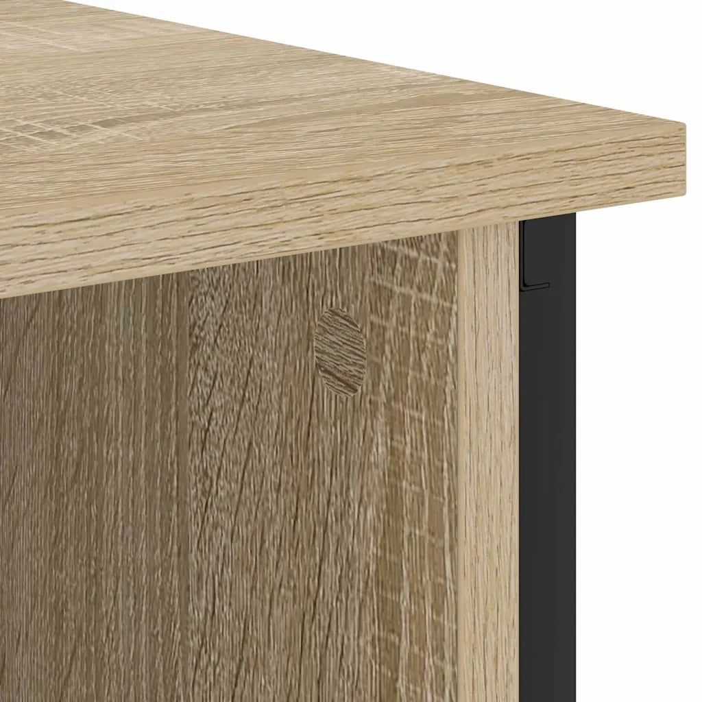 vidaXL Armadio da Notte rovere sonoma 55 x 31 x 76 cm