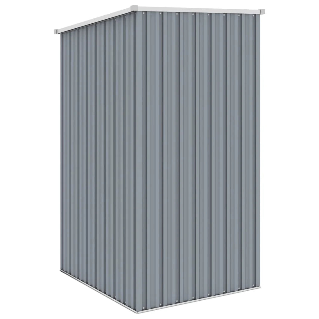 Casetta da giardino cabina ripostiglio casetta da esterno robusta casetta per attrezzi 87 x 98 x 159 cm acciaio zincato grigio 02_0022240