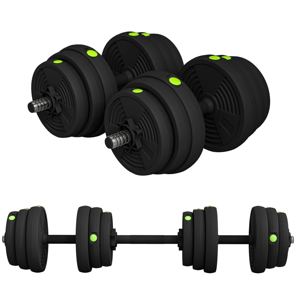 Set di manubri regolabili 25 kg ¨C zephmum ¨C nero
