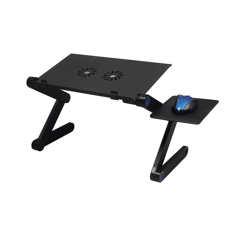Trade Shop - Tavolo Pieghevole Portatile Per Notebook Pannello Porta Mouse Dissipartore -