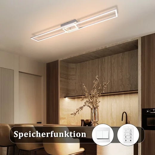 ZMH Lampada da soffitto plafoniera LED moderna dimmerabile 36W funzione notturna protezione occhi