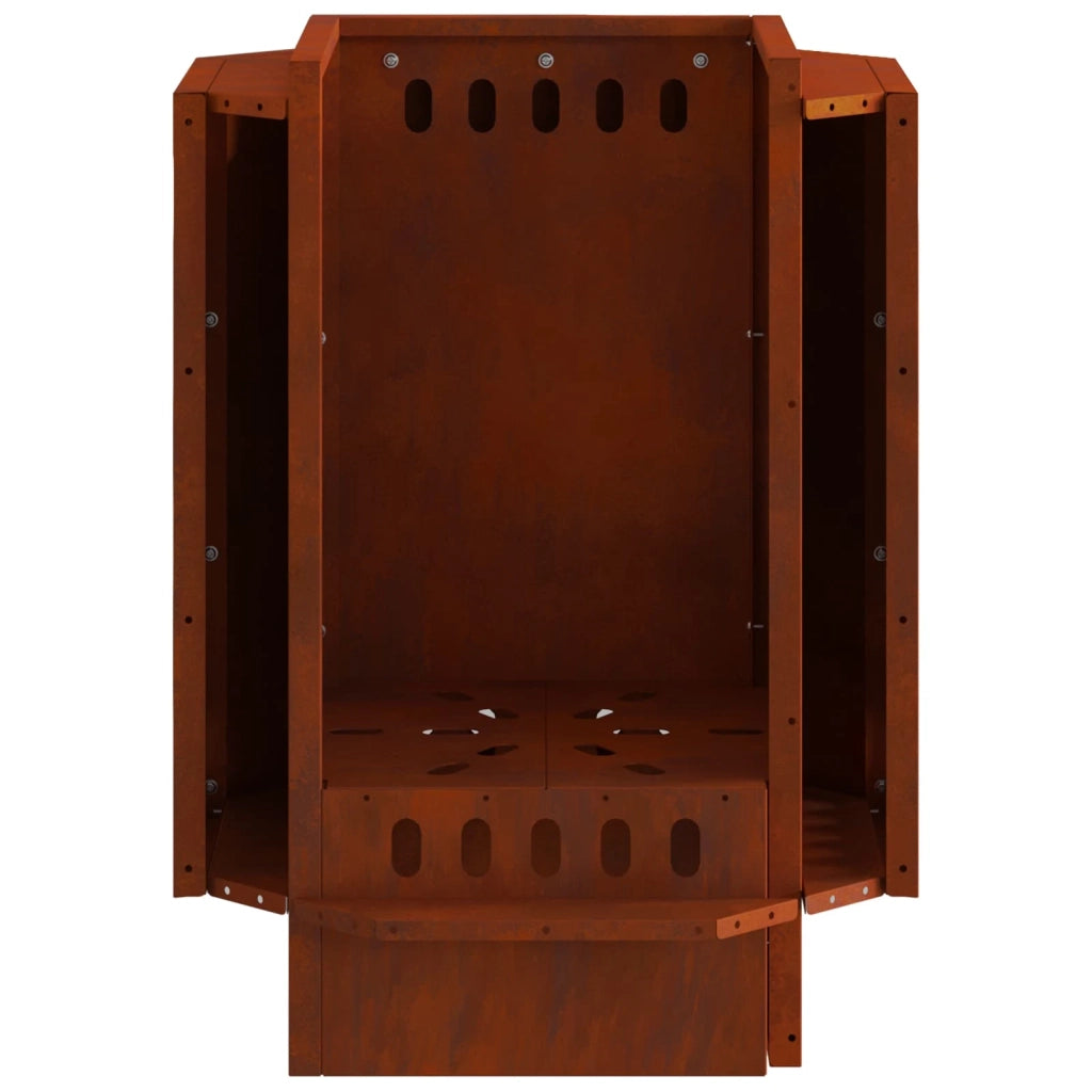 Focolare Senza Fumi Marrone 38 x 38 x 51 cm 858979