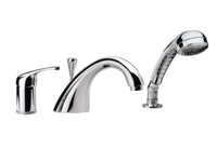 Rubinetto bordo vasca con deviatorebocca fusa e doccetta - serie 35