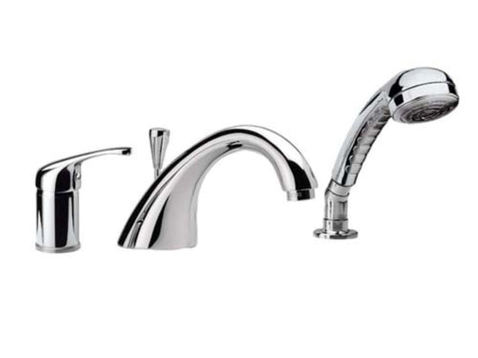 Rubinetto bordo vasca con deviatorebocca fusa e doccetta - serie 35