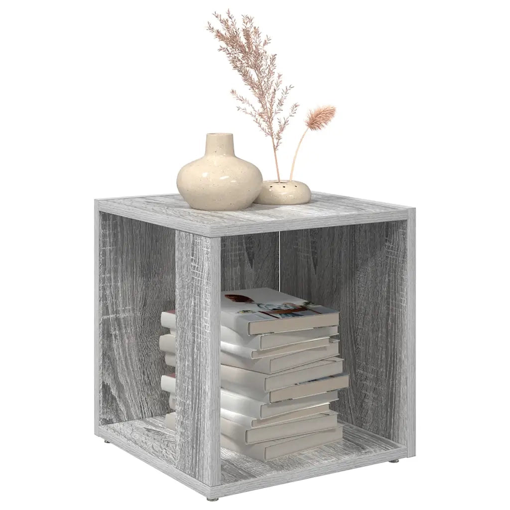 Tavolino Salotto Grigio Sonoma 33x33x34,5 cm Legno Multistrato cod mxl 9394